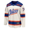 Miesten NHL Edmonton Oilers Pelipaita 2025-26 Fanatics Premium Stuart Skinner Alternate Valkoinen